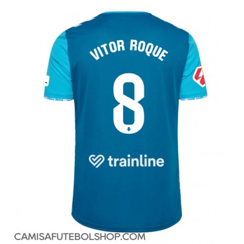 Camisa de time de futebol Real Betis Vitor Roque #8 Replicas 3º Equipamento 2024-25 Manga Curta